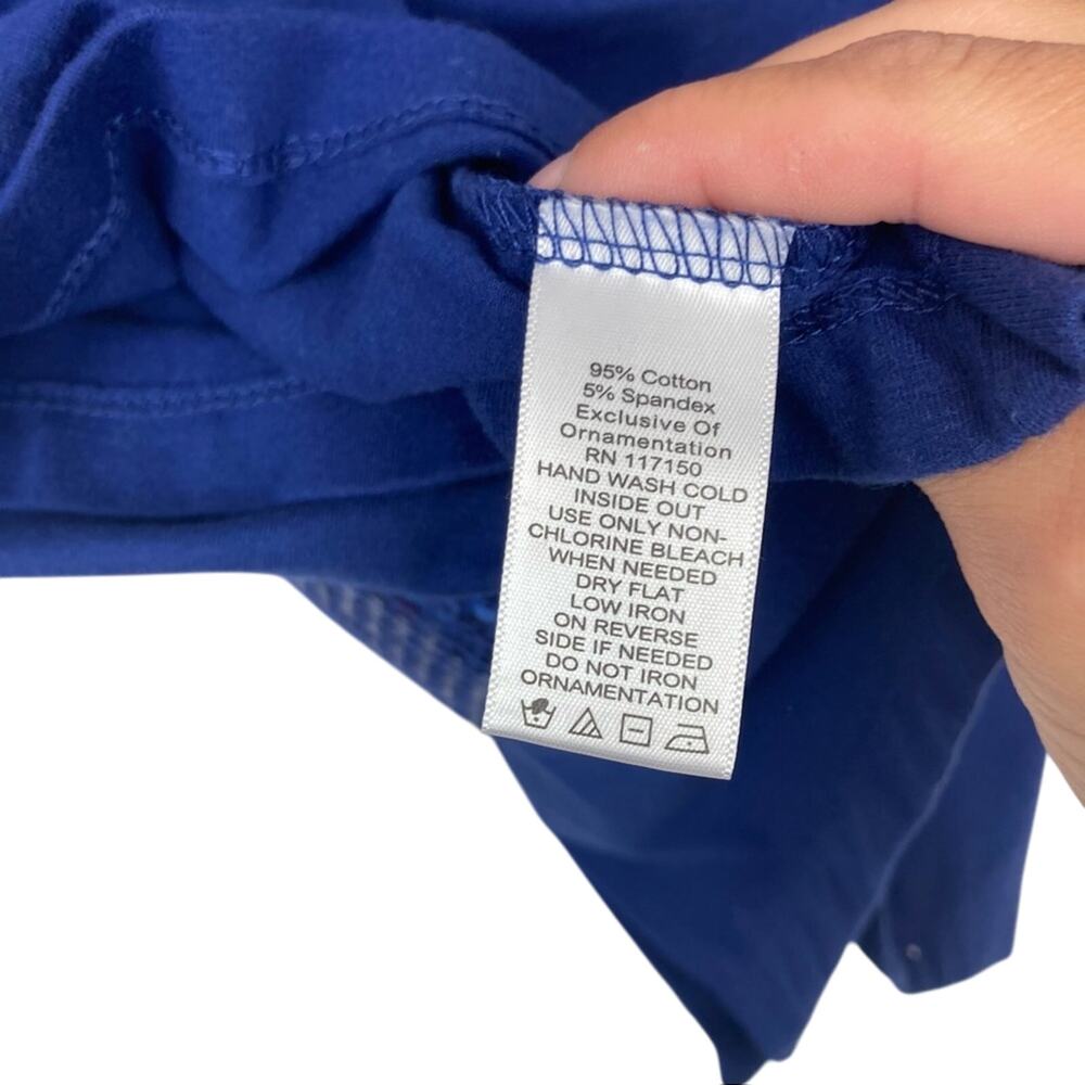 Quacker Factory Blue Sequin Button Front Cardigan… - image 3